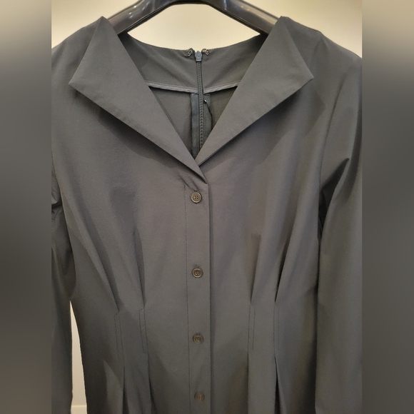 Collar point slim waist dress - Picture 1 of 6